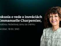 Zažite diskusiu s nobelistkou Emmanuelle Charpentier